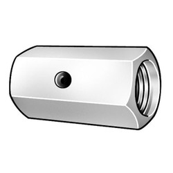 Manufacturer Varies CplgNt,Stl,Zn,3/4"-10,11/8"x21/4",2PK 250468BG