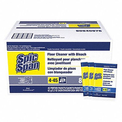 Spic and Span Bleach Floor Cleaner,2.2 oz,Packet,PK45 02010
