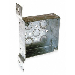 Raco Electrical Box,Square,4 X 1-1/2 in. 196