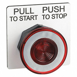 Schneider Electric Non-Illum Push Button Operator,30mm,Red 9001SKR9R