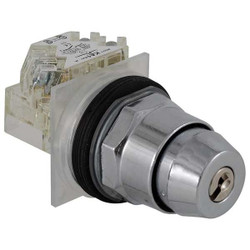 Schneider Electric SelectSwtch,Key,Non-Illum,2Pos,30mm,Blk 9001KS11K3H13