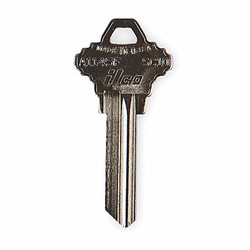 Kaba Ilco Key Blank,Brass,Schlage Lock,PK10 A1145F-SC10