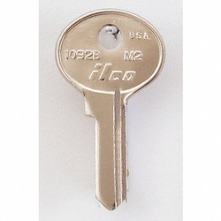 Kaba Ilco Key Blank,Brass,Type M2,4 Pin,PK10 1092B-M2