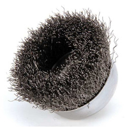 Weiler Crimped Wire Cup Brush,3 In.,0.014 In. 96273