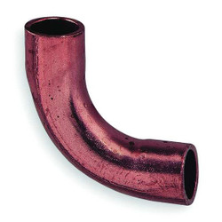 Nibco Elbow,90 Deg.,Wrot Copper,1/2" Tube,CxC 607LT 1/2