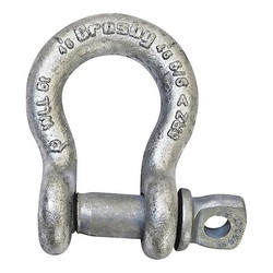 Crosby Anchor Shackle,25,000 lb,Alloy Steel 1017582