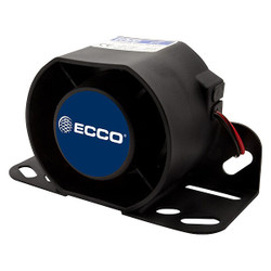 Ecco Back Up Alarm,Black,4-13/64" H 876N