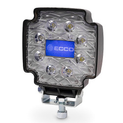 Ecco Flood Light,2000 lm,Square,LED,5" H EW2102