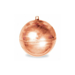 Sim Supply Float Ball,Round,Copper,6 In  109-872