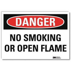 Lyle Danger Sign,7inx10in,Reflective Sheeting U3-1847-RD_10X7