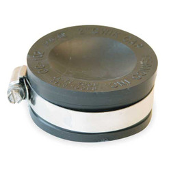 Manufacturer Varies Round End Cap, PVC, 2 in For Pipe Size QC-102