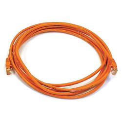 Monoprice Patch Cord,Cat 6,Booted,Orange,10 ft. 3439