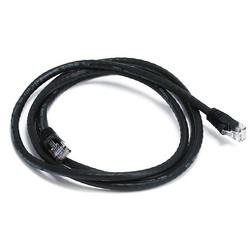 Monoprice Patch Cord,Cat 5e,Booted,Black,5.0 ft. 3375