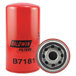 Baldwin Filters Spin-On,1" Thread ,7-1/8" L B7181