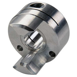 Ruland Curved Jaw Coupling Hub,3/8",Aluminum JC16-6-A