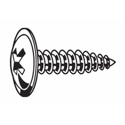 Manufacturer Varies ShtMtlScrw,Scrw Sz #6,Zinc,3/4"L,PK100 U26456.013.0075