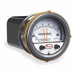 Dwyer Instruments Pressure Gauge,0 to 10 In H2O A3010