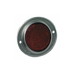 Grote Acrylic Reflector,Round,Red,4-11/16" L 40232-3