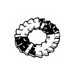 Manufacturer Varies Int/Ext TthLk,#10,Stl,0.61x0.034in,100PK U37590.019.0001