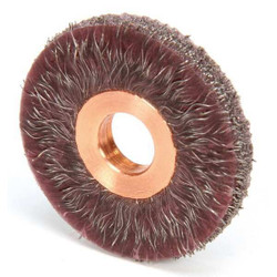 Weiler Encapsulated Wire Wheel Brush,Arbor 90109