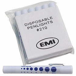 Emi GenPurp Penlight,Plastic,White,49lm,PK6 210