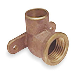 Nibco Drop Ear Elbow,90 Deg,LL Cast BRZ,3/4" 70735LF-34