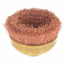 Ampco Safety Tools Crimped Wire Cup Brush,3 In.,0.014 In. CB-30-CT