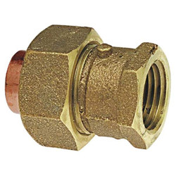 Nibco Union,LL Cast Bronze,1/2" Tube,CxFNPT 733LF 1/2