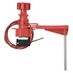 Brady Ball Valve Lockout,Fits Handle Sz 1-3/4 51392