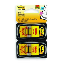 Post-It Sticky Flags,1" x 1-3/4",PK2 680-SH2