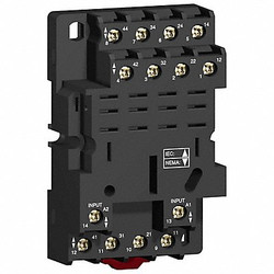 Schneider Electric Relay Socket, Square, 14 Pins, 16 A RPZF4