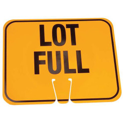 Sim Supply Traffic Cone Sign,Org/Blk,Lot Full  03-550-LF