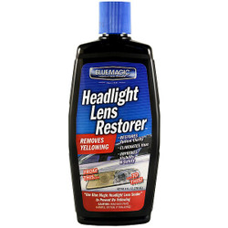 Blue Magic Headlight Lens Restorer,8 Oz,Bottle,Blue 725-06