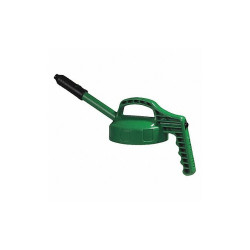 Oil Safe Stretch Spout Lid,w/0.5 In Out,Mid Green 100305
