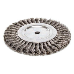 Weiler Twist Wire Wheel Brush,Arbor,8 In. 93450