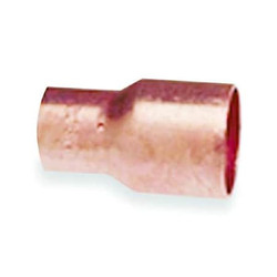 Nibco Reducer,Wrot Copper,3/4"x1/2" Tube,CxC 600 3/4X1/2