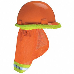 Msa Safety Neck Shade,Nylon,Orange 10098031