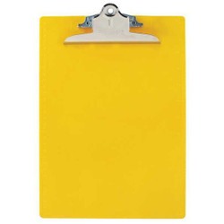 Manufacturer Varies Clipboard,Yellow,9" W 21605