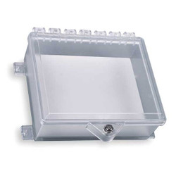 Safety Technology International Enclosure w/Lock,Polycarbonate,Surface STI-7520