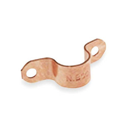 Manufacturer Varies Tube Strap,Two-Hole,Copper,PK5 U624 1/8