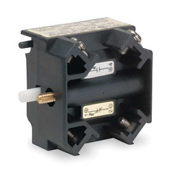 Schneider Electric Contact Block, Black, 1NO, 30 mm 9001KA52