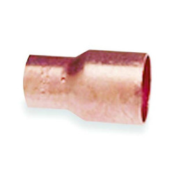 Nibco Reducer,Wrot Copper,3/8"x1/4" Tube,CxC C600 3/8x1/4