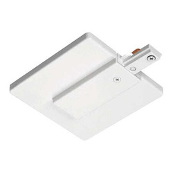 Juno Lighting EndFeedCnnctrandJ-BoxCover,White,4 1/4in R21 WH