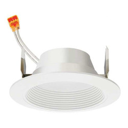 LEDRetrofitKit,4in,600lm,2700K,Wht,Alum