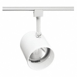 Juno Lighting Track Light Head,Cylinder,Wht/Wht,4.5in R502 WHB WH