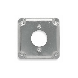 Raco Electrical Box Cover,20A Receptacle,1/2" 812C