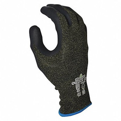 Showa Coated Gloves,Black/Gray,M,PR S-TEX581M-07