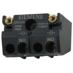 Siemens Contact Block,1NO,30mm  52BAK