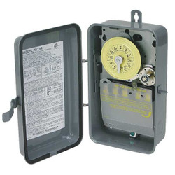 Intermatic Electromechanical Timer,DPST,40A, 3R T173R