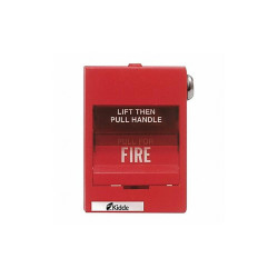 Kidde Fire Alarm Pull Station,Red,3-5/8" D  K-278B-1120